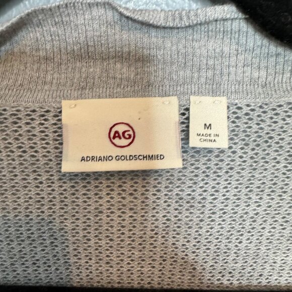 AG ADRIANO GOLDSCHMIED cotton/cashmere lightweight cardigan in gray size M - Picture 5 of 7